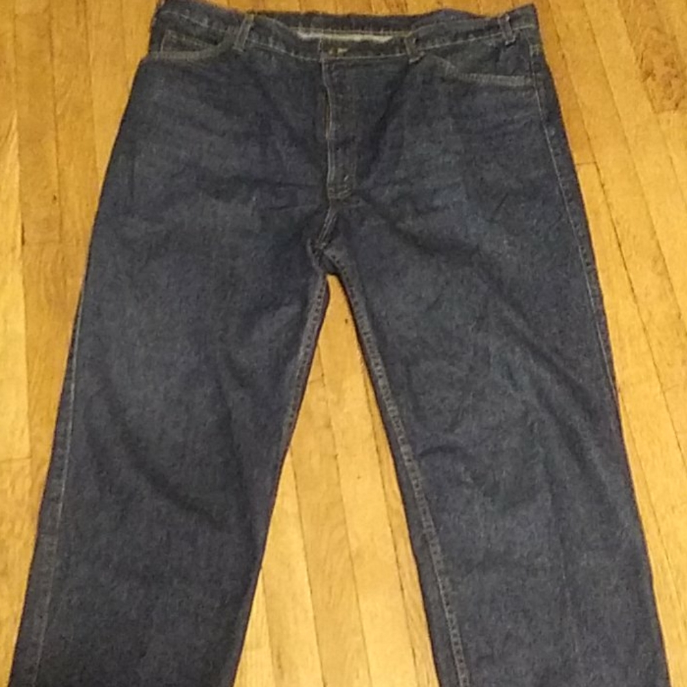 Vintage Levi's two horse patch jeans 44X34 USA made - Picture 7 of 12